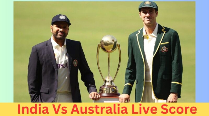 India Vs Australia Live Score