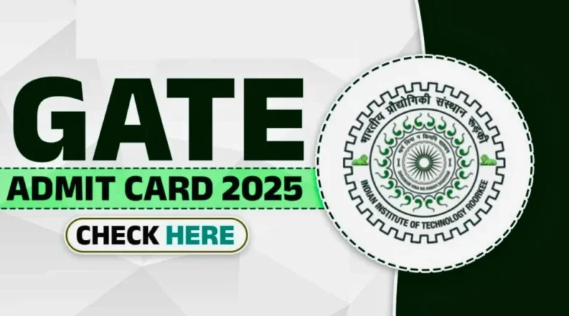 Gate Admit Card