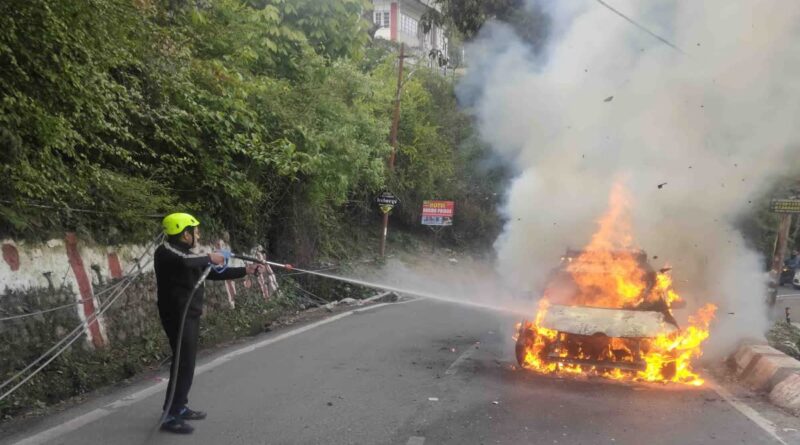 Mussoorie Car Burn News