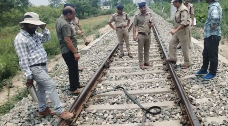 Iron pole found on railway track near Nainital to derail train