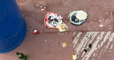 Haridwar पार्क में मिली बीयर की टूटी बोतल